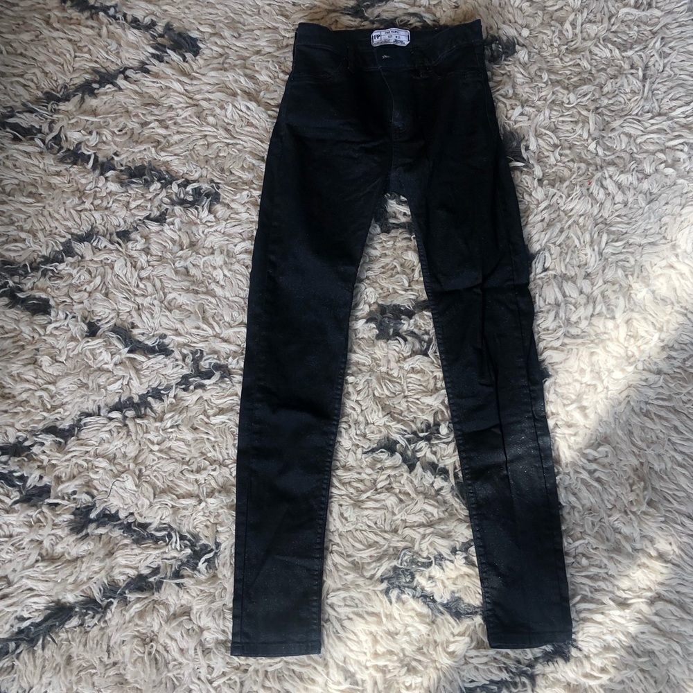 Free People sparkle jeans